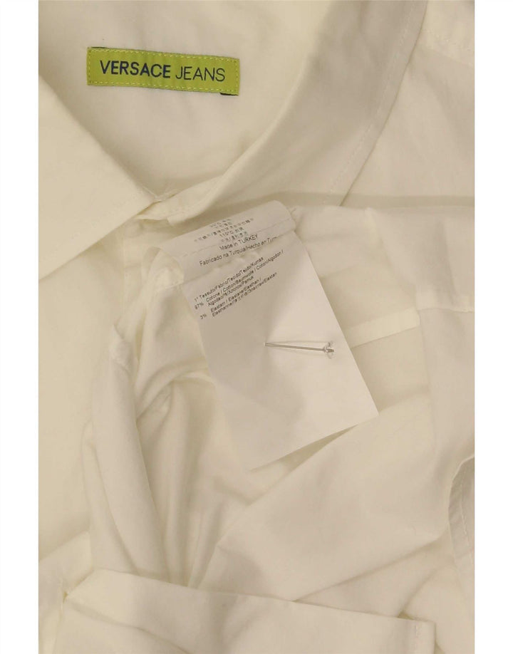 Versace Chemise Homme IT 50 Coton Blanc Moyen