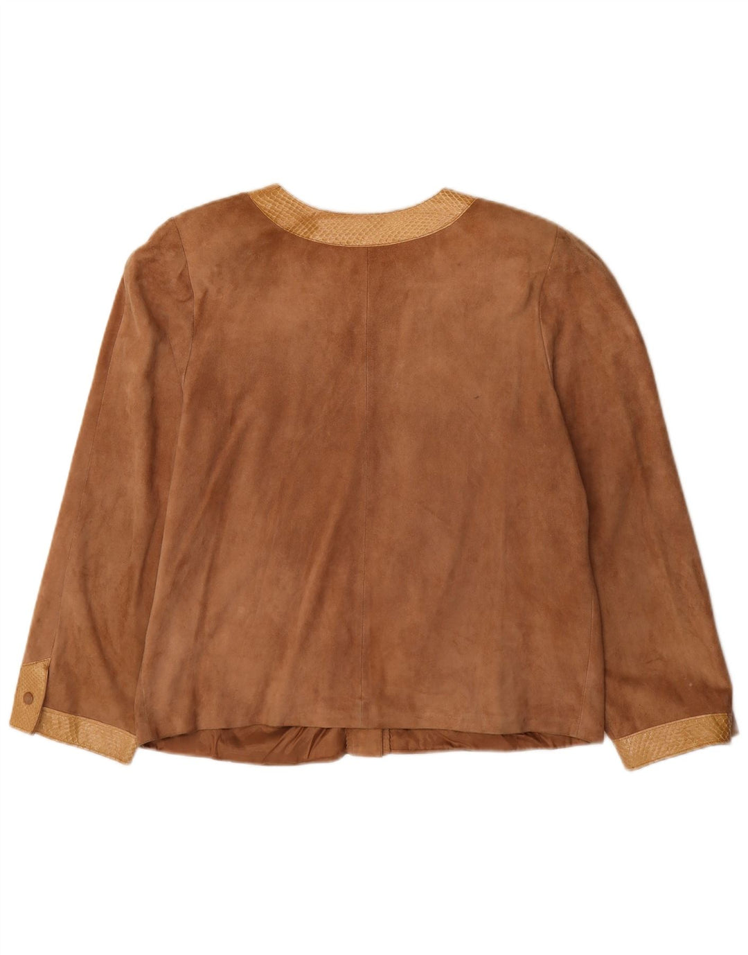 Bruno Magli Veste en daim pour femme UK 14 Large Marron