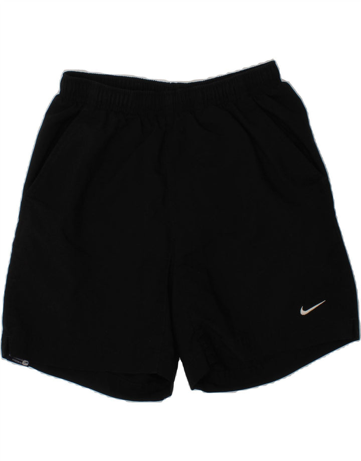 NIKE Girls Sport Shorts 10-11 Years Medium Black Vintage Nike and Second-Hand Nike from Messina Hembry 