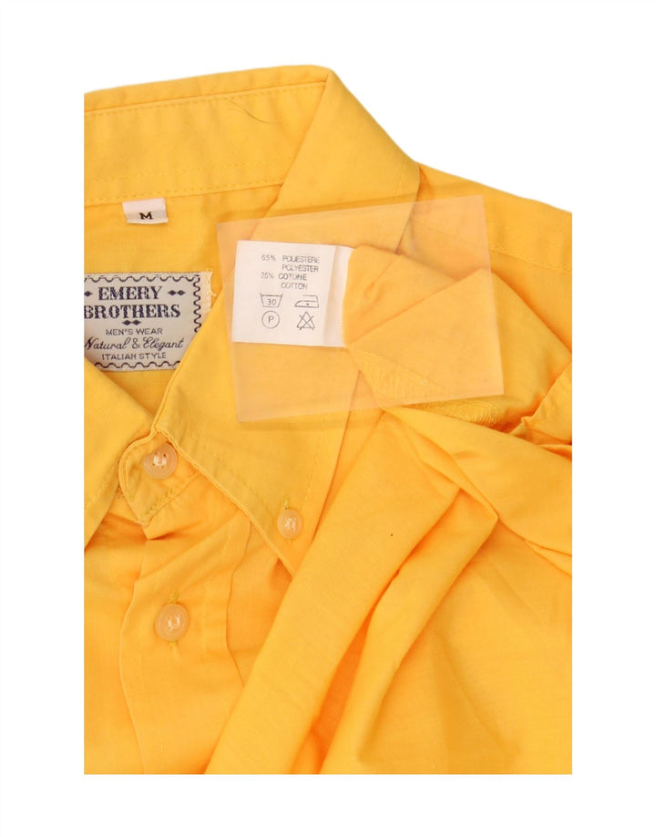 EMERY BROHERS Chemise Homme Jaune Moyen Polyester