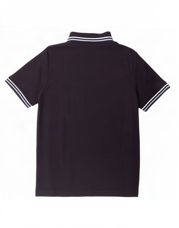 Lotto Mens Polo Shirt Small Navy Blue Cotton