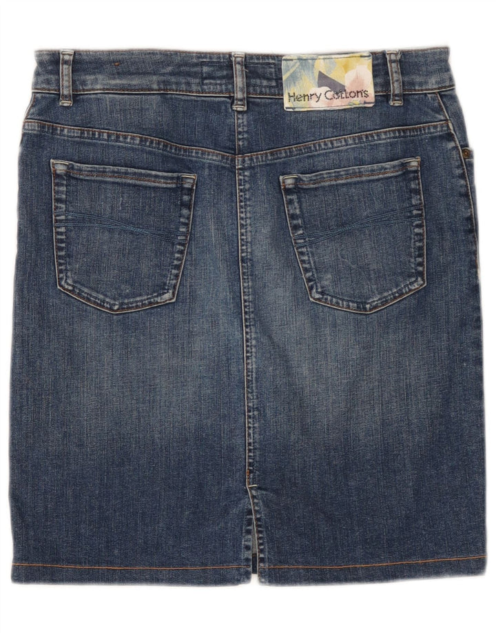 Henry Cottons Jupe en Jean Femme W28 Bleu Moyen Coton