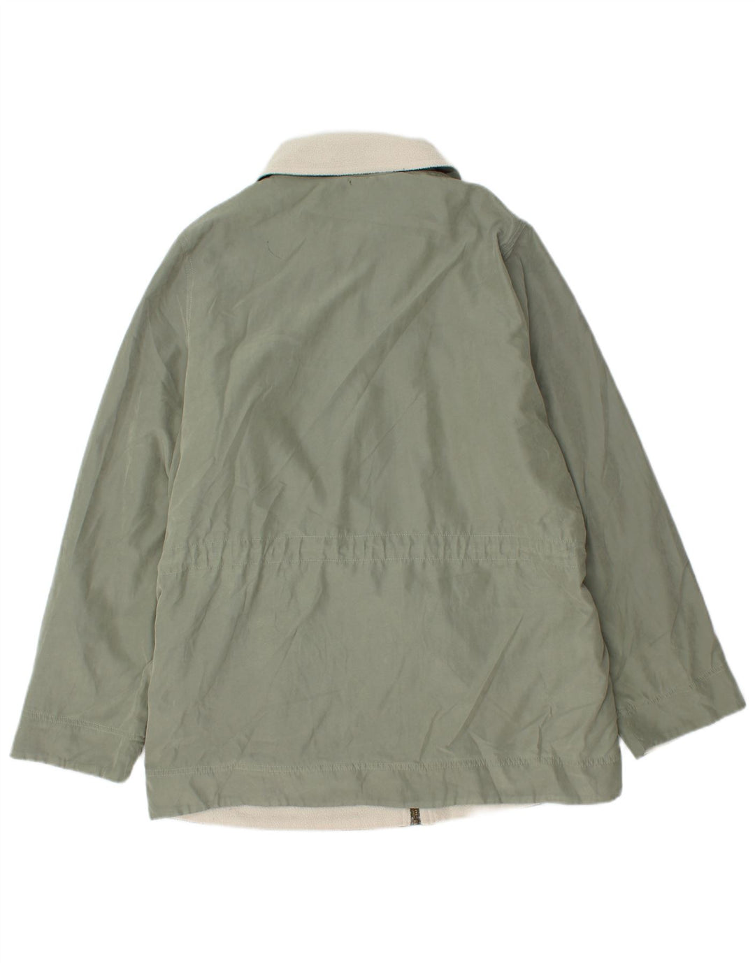 Marks & Spencer Veste parka surdimensionnée Sherpa pour femme UK 14 Large Vert