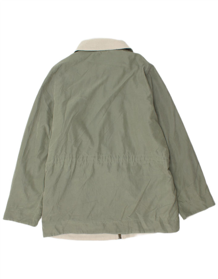 Marks & Spencer Veste parka surdimensionnée Sherpa pour femme UK 14 Large Vert