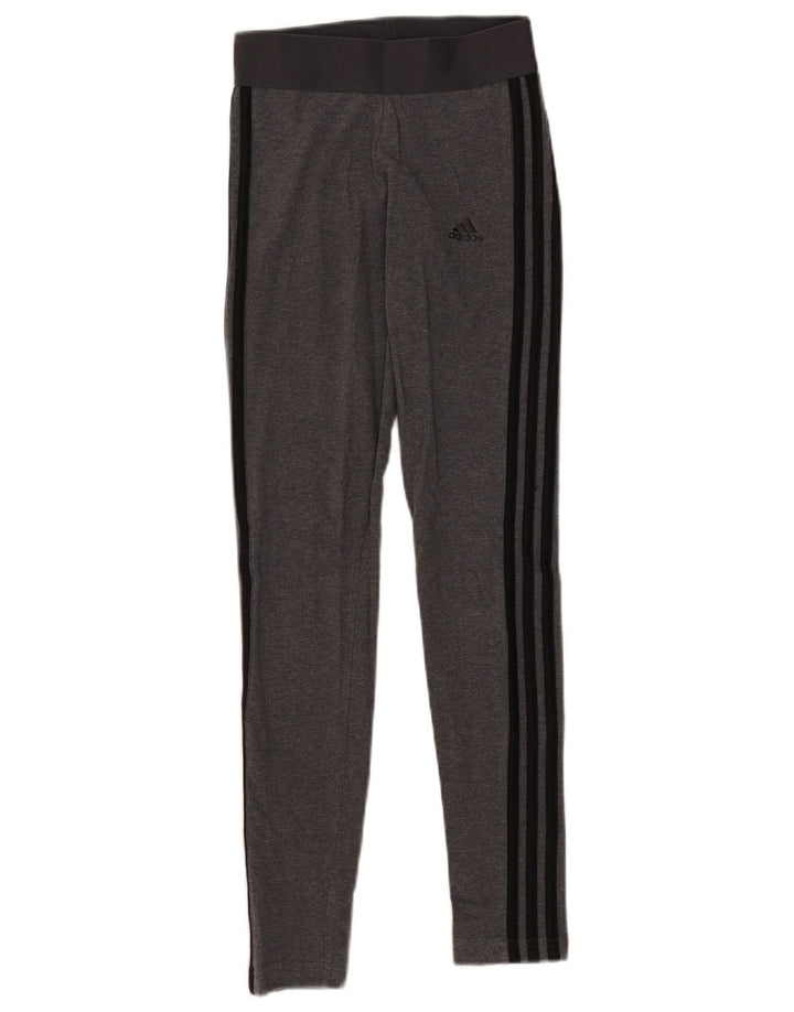 Adidas Leggings Femme UK 4/6 XS Gris