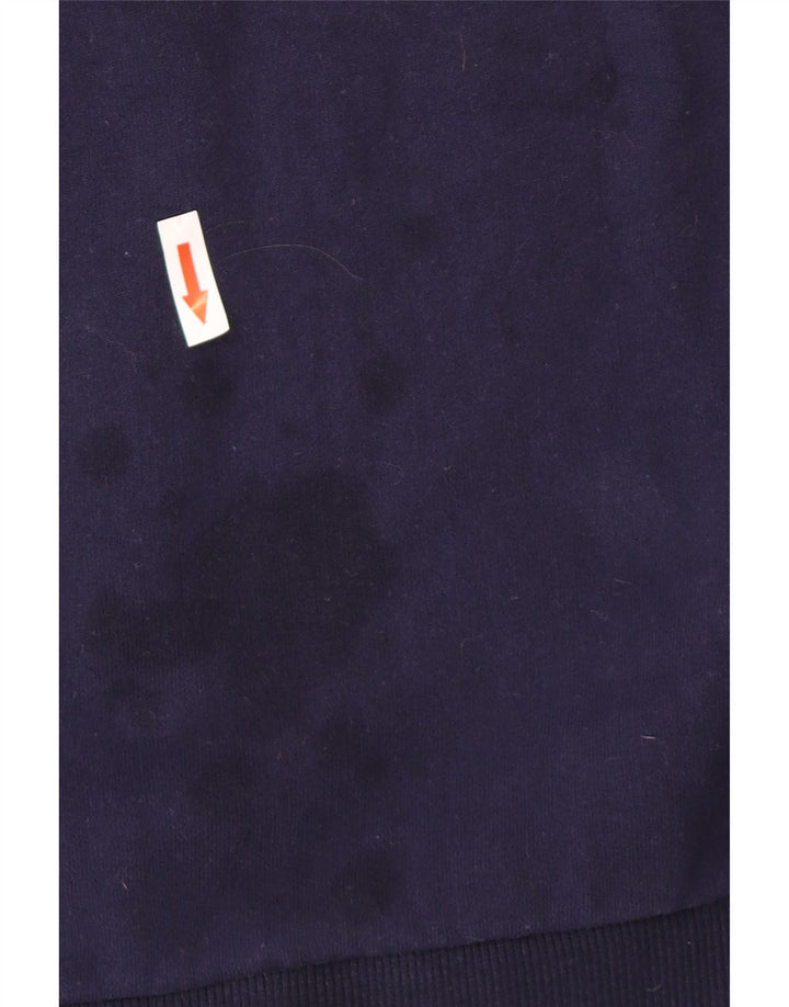 Superdry Homme Graphic Sweatshirt Jumper XL Bleu Marine Coton