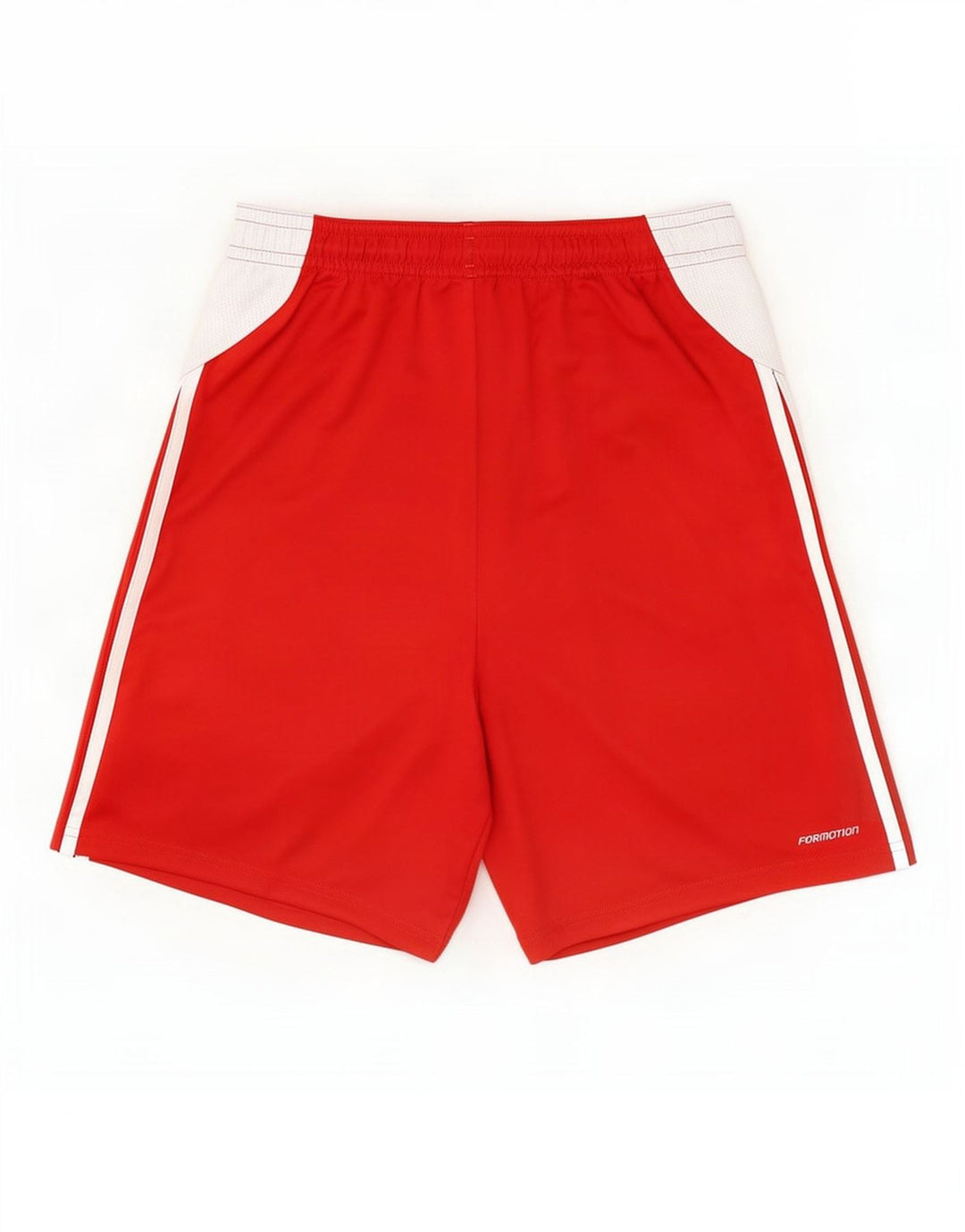 Adidas Short de sport pour homme Large Rouge Colorblock Polyester