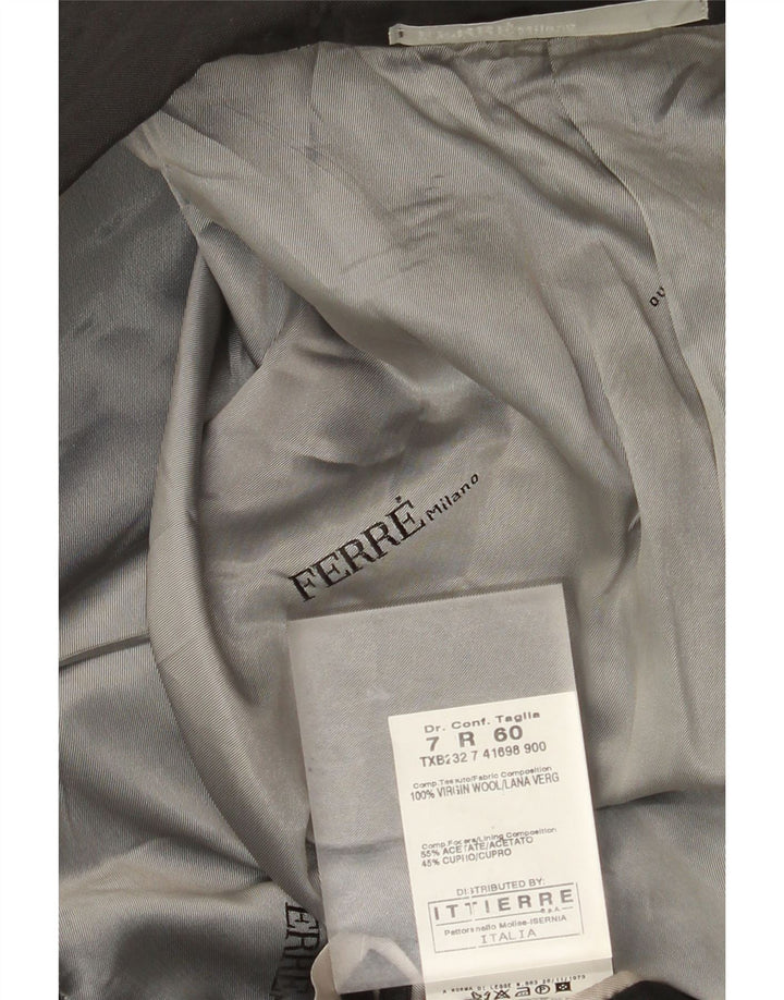 Ferre Veste Blazer Ittierre 2 Boutons Homme IT 60 5XL Gris Laine