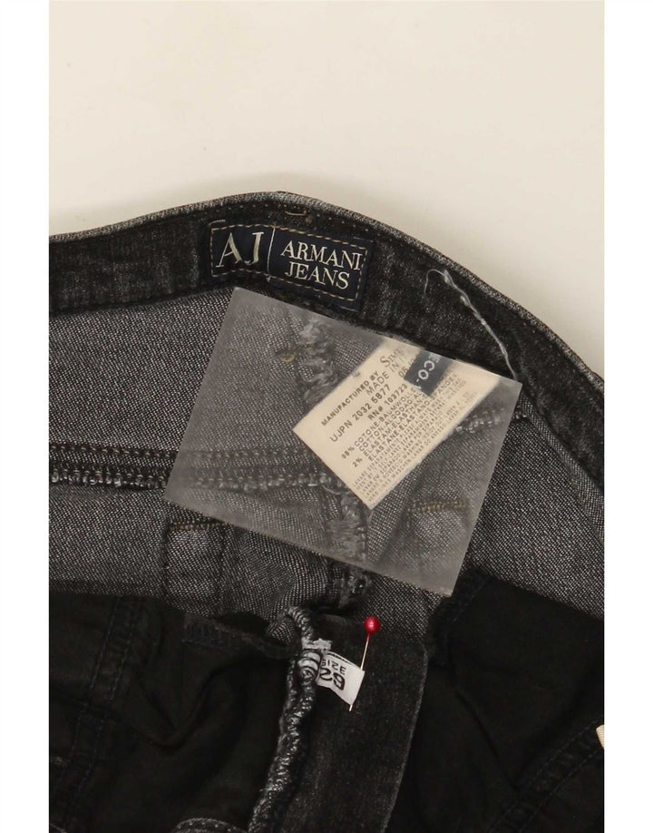 Armani Jeans Bootcut Femme W29 L28 Coton Noir