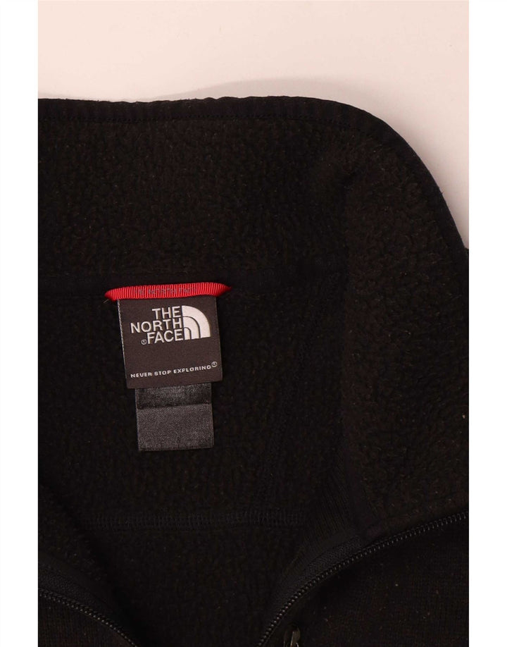 The North Face Pull à col zippé pour homme Noir moyen