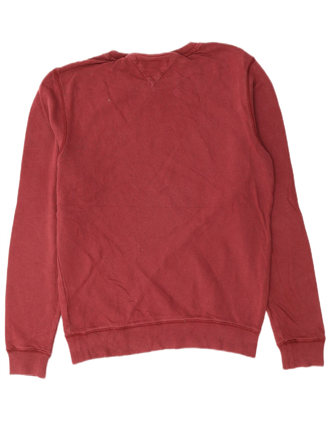 Tommy Hilfiger Sweat-shirt pour homme en coton rouge Small