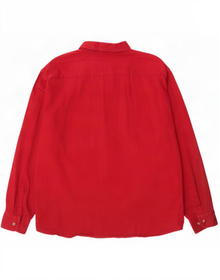 Wrangler Chemise Homme XL Rouge Coton