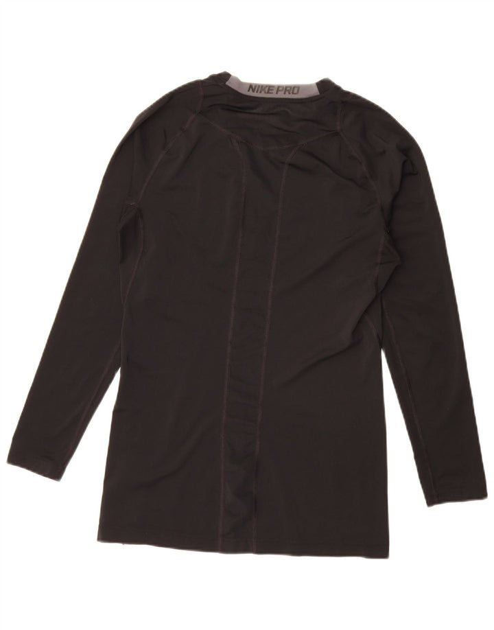 NIKE Haut Dri Fit Graphic à manches longues pour homme en polyester noir moyen