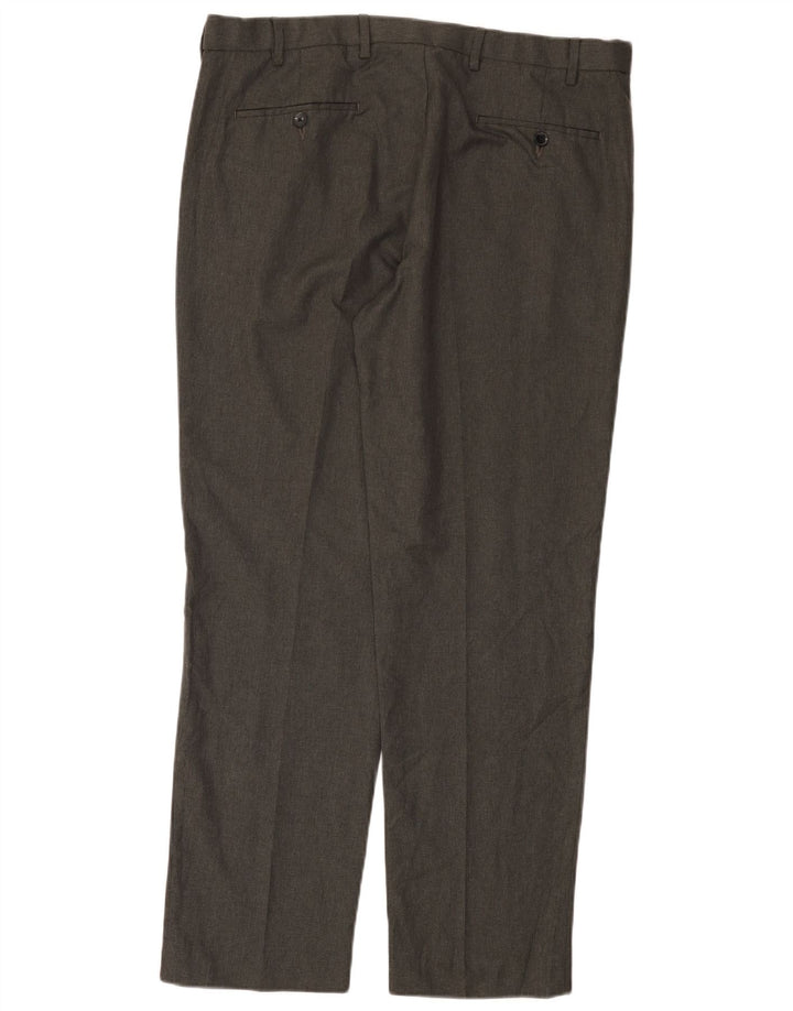 Marks & Spencer Pantalon de costume droit coupe droite pour homme W38 L31 Gris