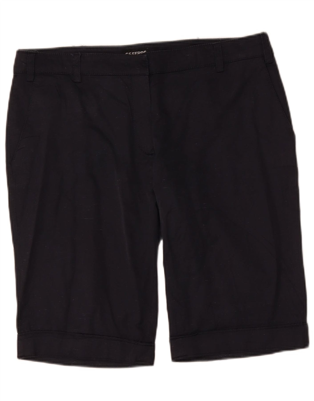 Gianfranco Ferre Short Chino Femme W34 Large Bleu Marine Soie