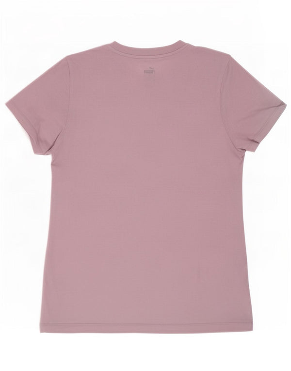 Puma T-shirt pour femme UK 12 Rose moyen Colourblock
