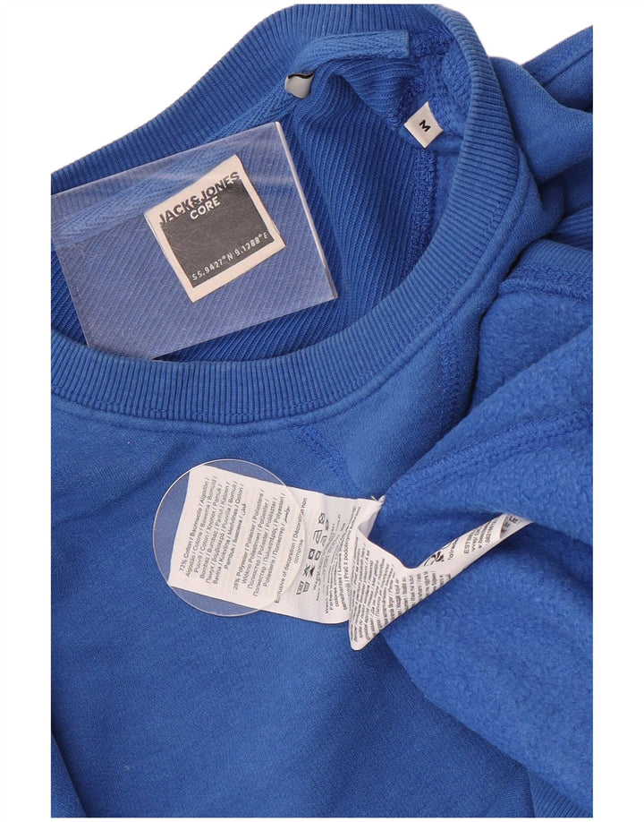 Jack & Jones Sweat-Shirt Homme Bleu Moyen Coton