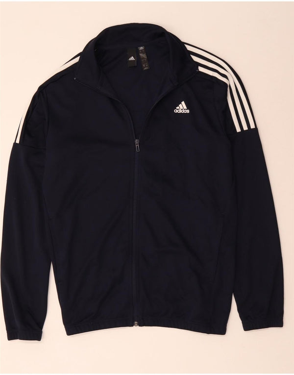 ADIDAS Veste de survêtement pour homme Large Bleu Marine Polyester