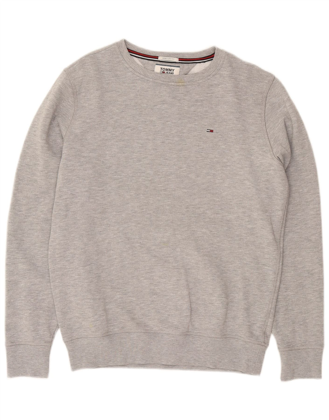 TOMMY HILFIGER Sweat-shirt coupe classique pour homme, petit gris moucheté