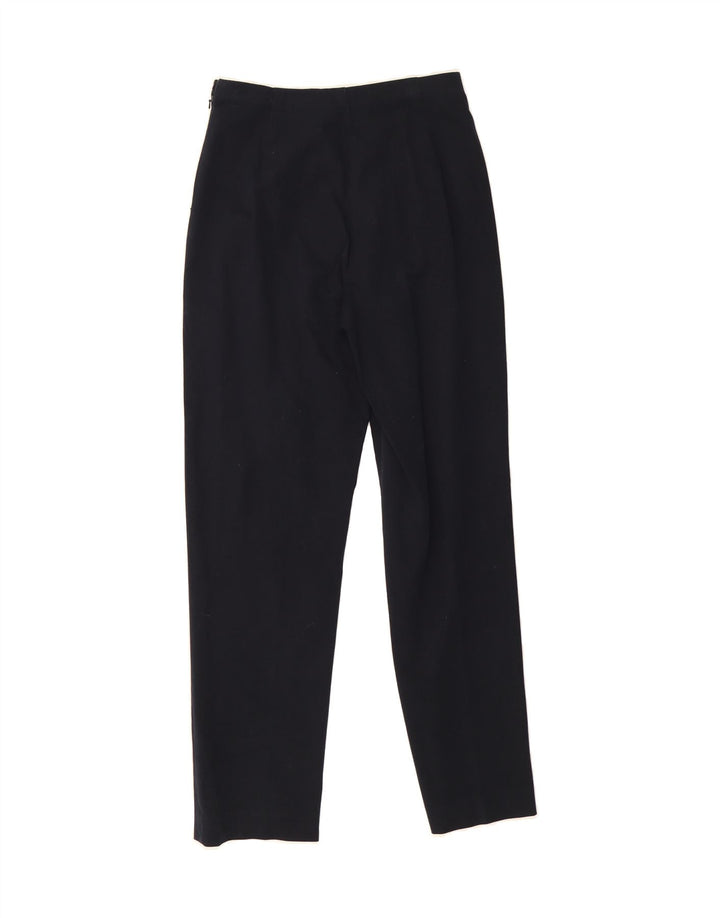 EDDIE BAUER Womens Stretch Casual Trousers US 6 Medium W28 L30 Navy Blue Vintage Eddie Bauer and Second-Hand Eddie Bauer from Messina Hembry 