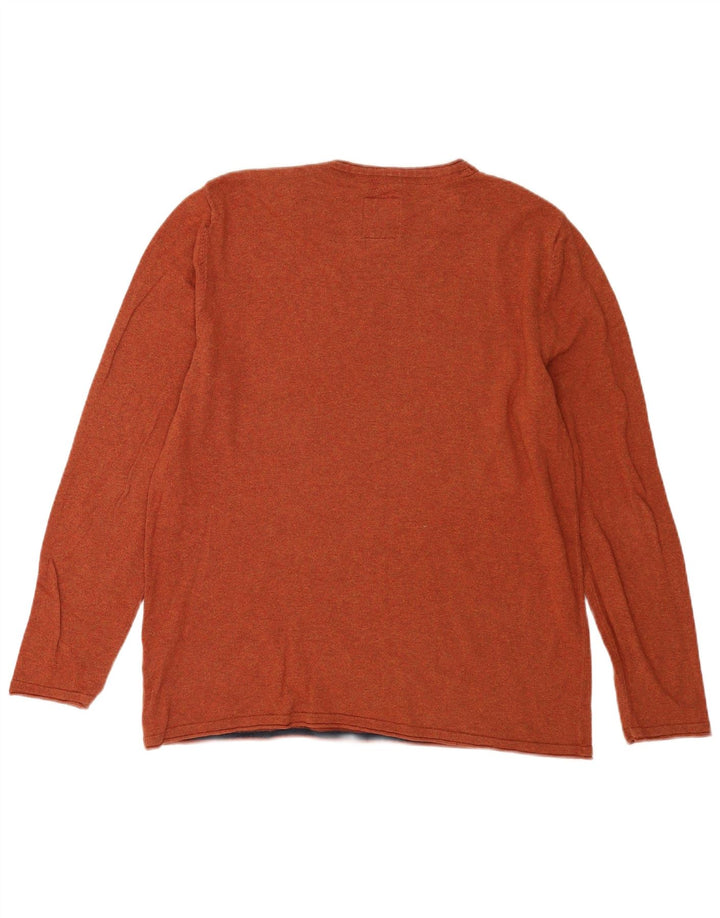 Fat Face Haut Homme Manches Longues XL Marron Coton