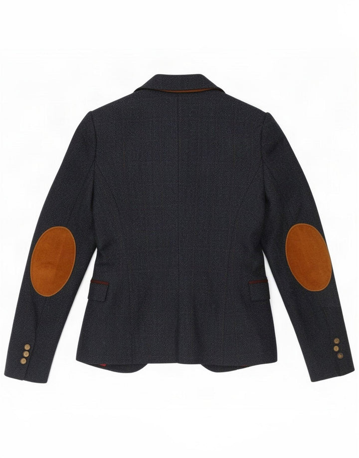 Zara Veste blazer 1 bouton pour femme UK 10 Small Bleu marine