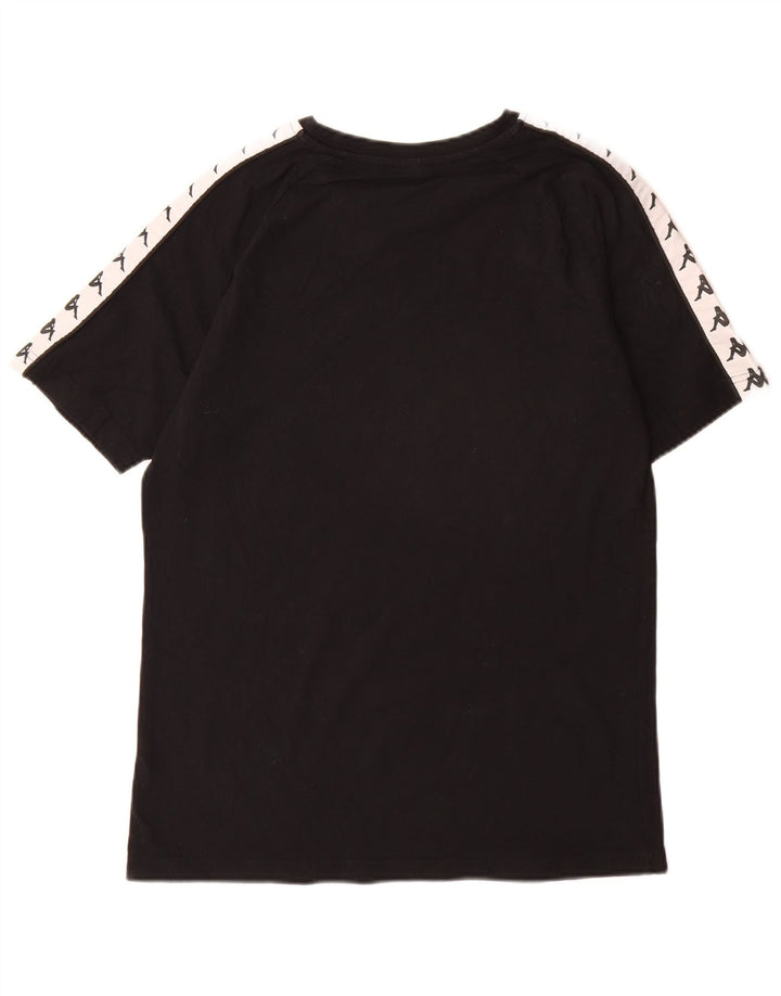 Kappa T-shirt graphique pour hommes, grand, noir, colour block