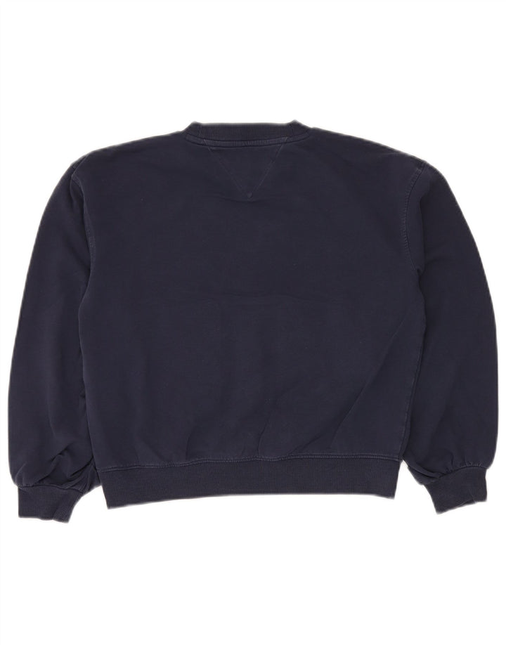 TOMMY HILFIGER Sweat-shirt court graphique fille 11-12 ans Bleu marine