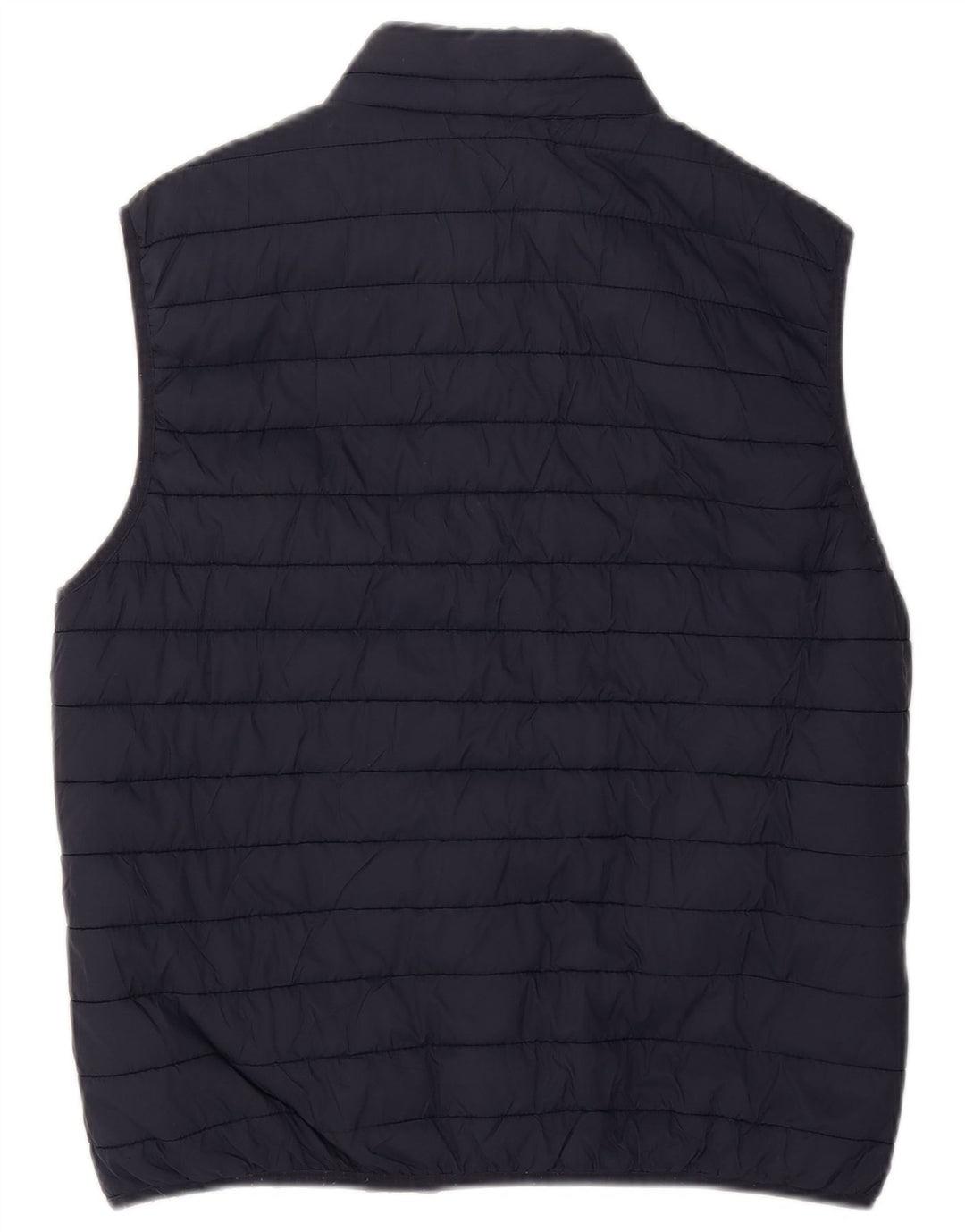 Zara Gilet rembourré pour homme UK 40 Large Bleu marine Polyester