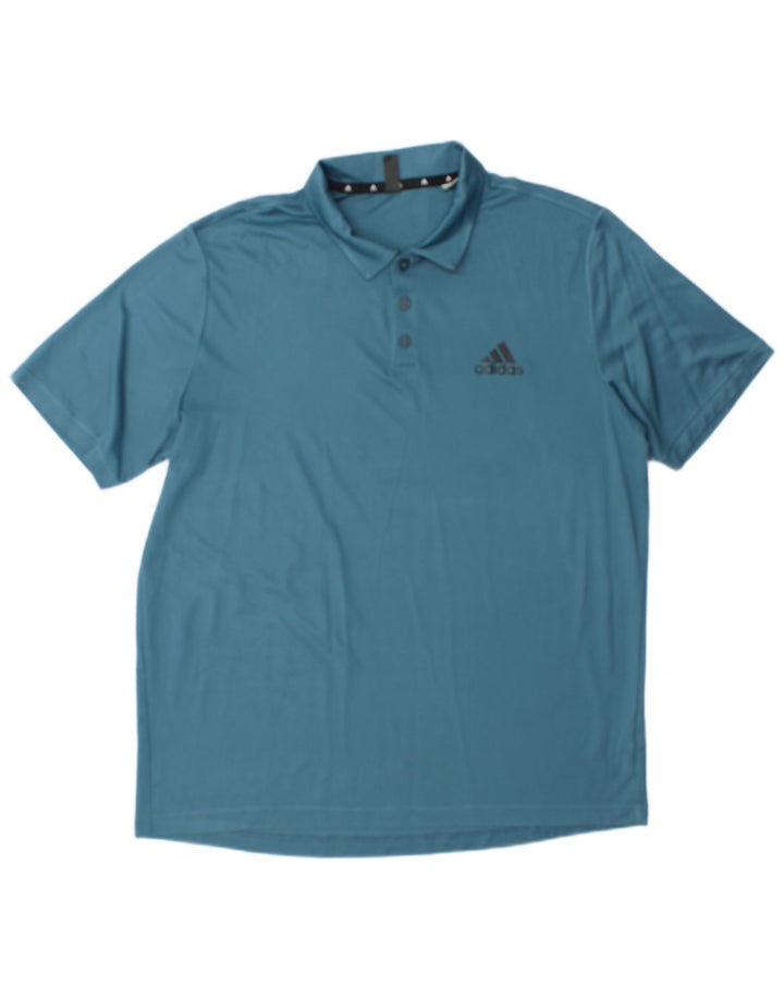 Adidas Homme Aeroready Polo Grand Bleu Polyester