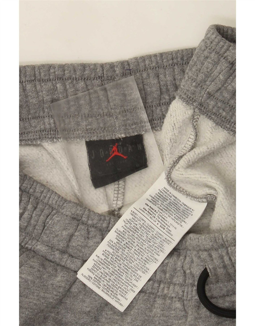 Jordan Pantalon de survêtement pour homme en coton moucheté gris moyen