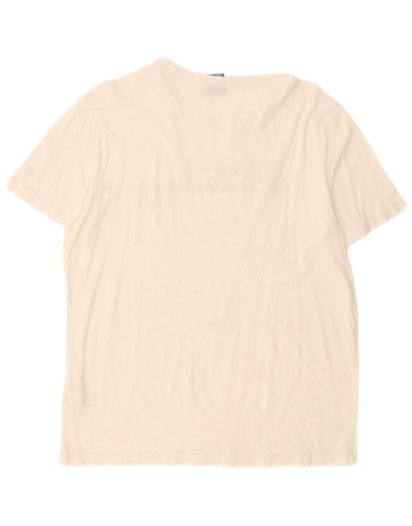 Champion T-Shirt Graphique Homme Grand Blanc Coton