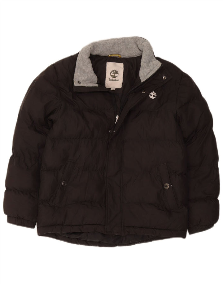 Timberland Veste matelassée garçon 9-10 ans Noir Polyester