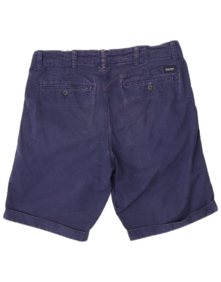 Woolrich Short Chino Homme W30 Bleu Marine Moyen Coton