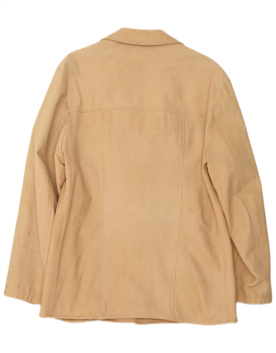 veste en cuir homme vintage IT 52 XL Beige