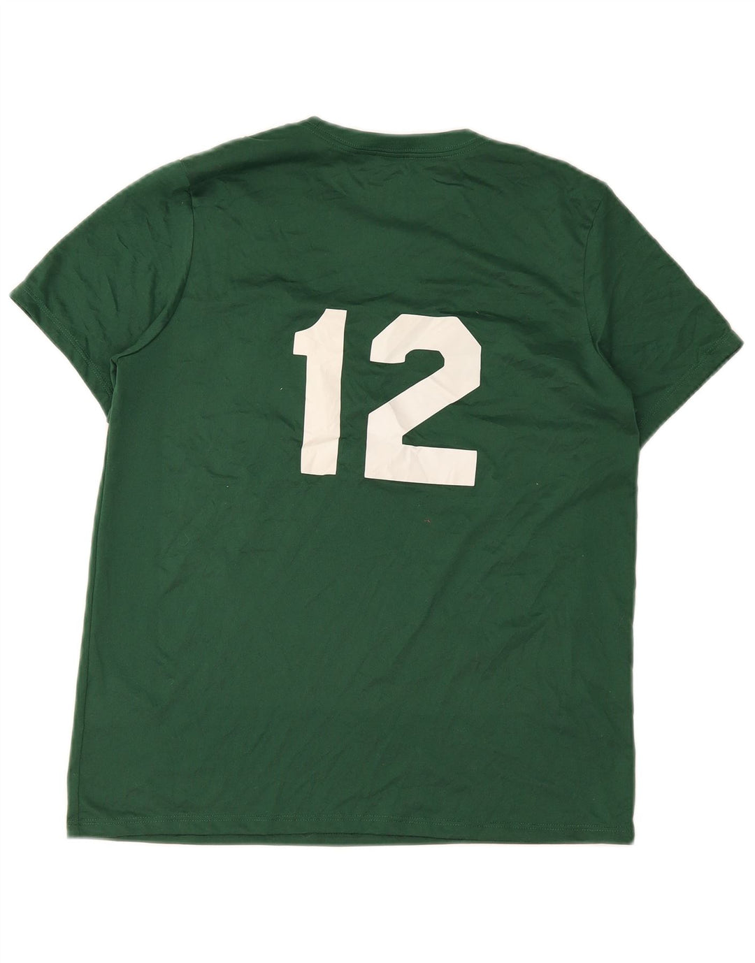 Nike Homme Dri Fit Graphic T-Shirt Haut Vert Moyen Polyester