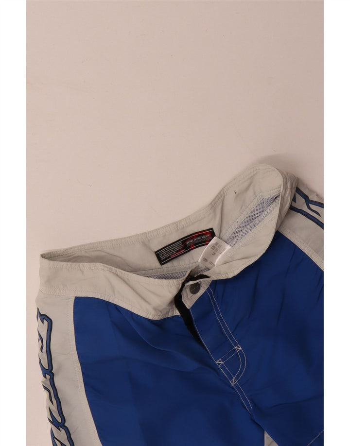 RRD Short de Bain Graphique Homme IT 46 Petit Bleu Colorblock Polyester