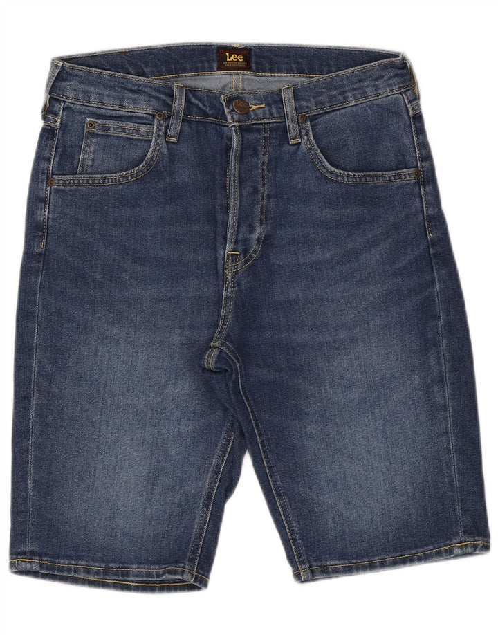 Lee Short en jean pour homme W29 Petit coton bleu