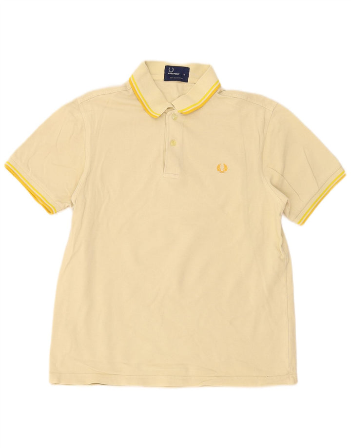 Fred Perry Polo Homme Jaune Moyen Coton