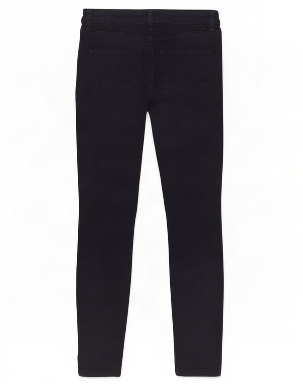Fat Face Pantalon skinny décontracté pour femme UK 8 Small W26 L28 Bleu marine Coton
