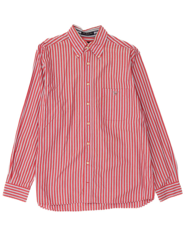 Gant Chemise Homme Rayé Rouge Moyen Coton