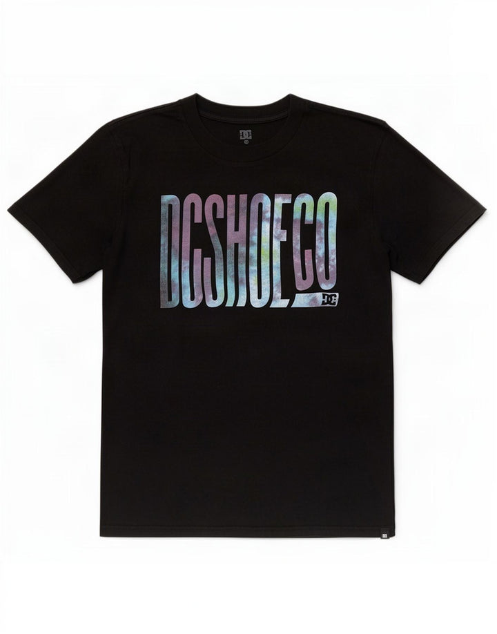DC T-Shirt Graphique Homme Noir Moyen Coton