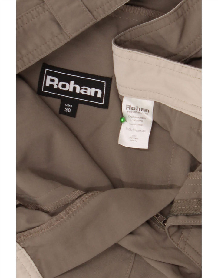 ROHAN Pantalon Chino Droit Homme W30 L28 Gris Polyamide