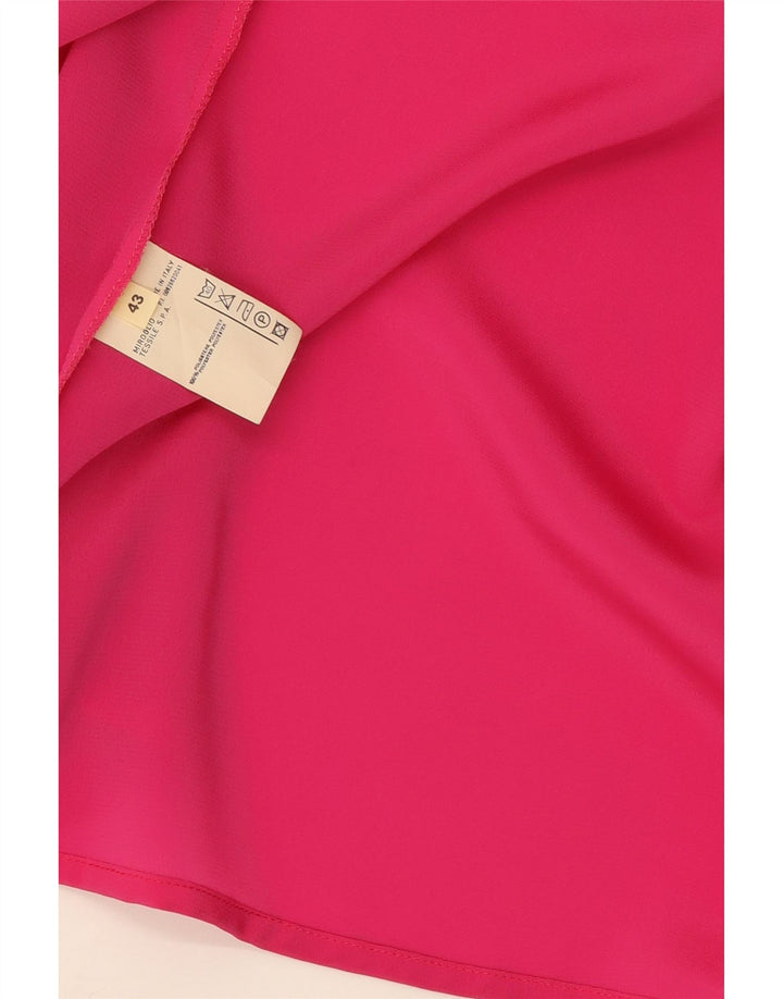 vintage Femme Longline Manches Courtes Blazer Veste IT 43 Rose Moyen