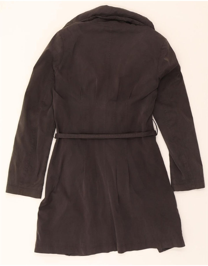 SISLEY Womens Overcoat IT 44 Medium Grey Polyester Vintage Sisley and Second-Hand Sisley from Messina Hembry 