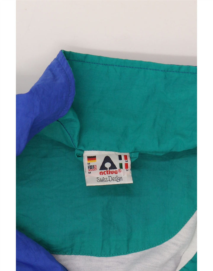ACTIVE Veste de Survêtement Homme Bleu Moyen Colorblock Polyester