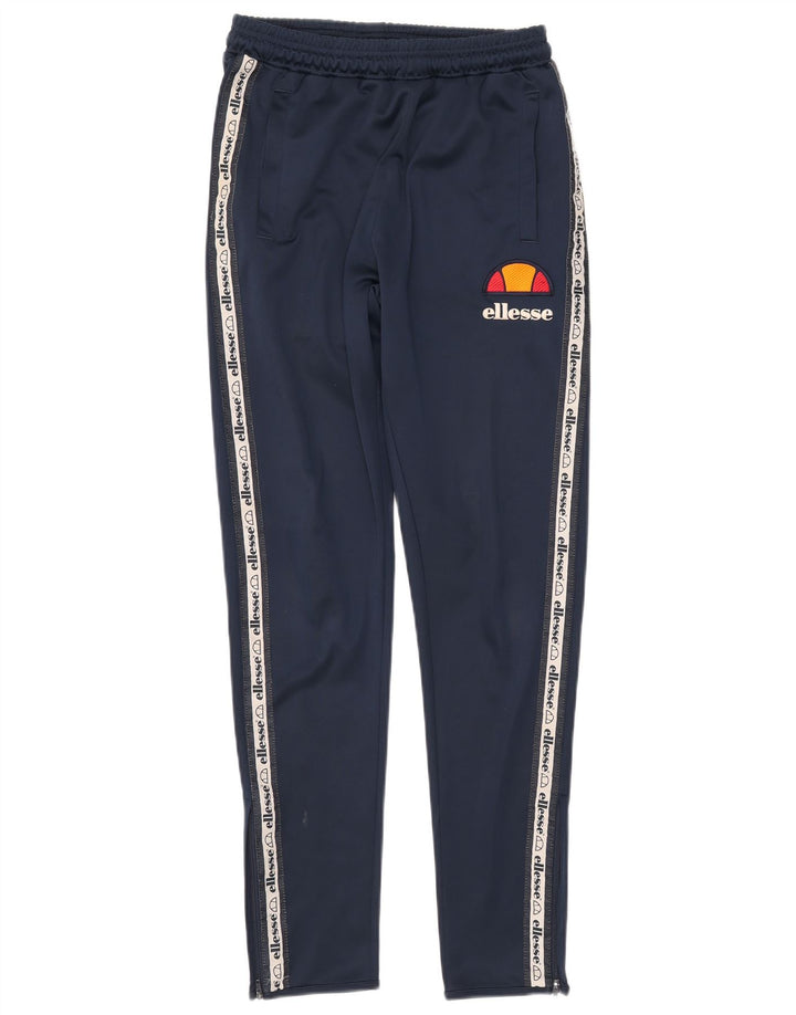 Ellesse Pantalon de Survêtement Graphique Homme Petit Bleu Marine Polyester