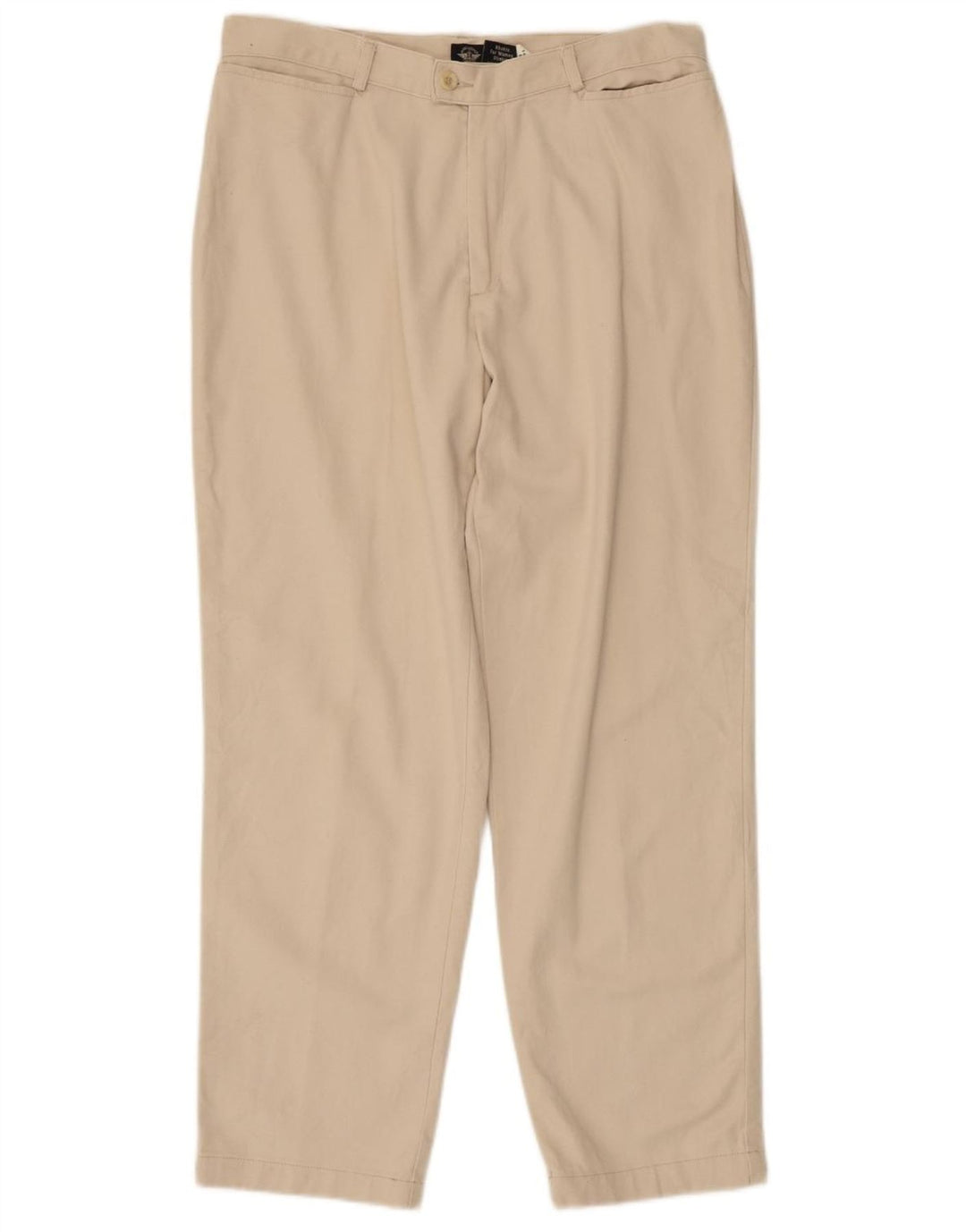 Dockers Pantalon décontracté taille haute pour femme US 14 XL W34 L27 Coton beige