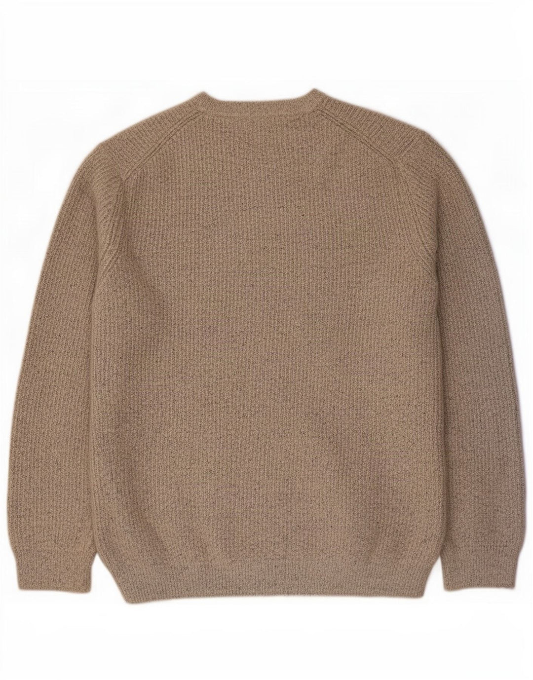 Marks & Spencer Pull à col rond pour homme en polyamide moucheté gris moyen