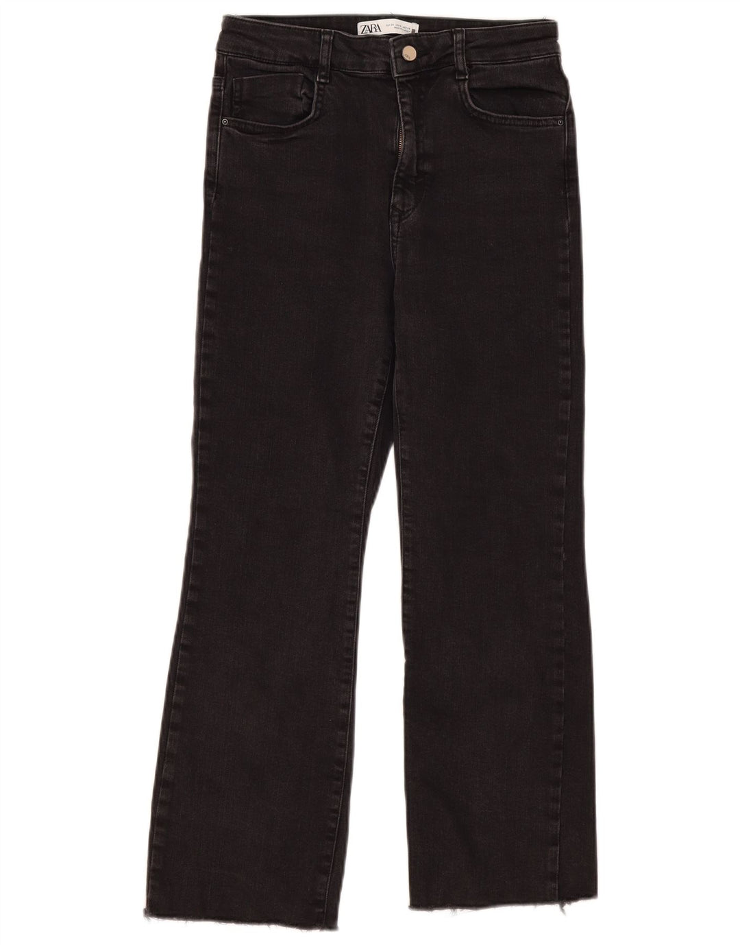 Zara Jean droit pour femme EU 38 Small W28 L26 Noir